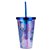 Copo De Plástico Canudo Stitch Azul 450ml - Disney - Imagem 2