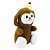 Macaco Sentado Banana 22cm - Pelúcia - Imagem 4
