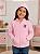 Blusa Jaqueta Rosa Flamengo Infantil Juvenil Plush - Imagem 1