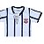 Camiseta Infantil Corinthians Branca Listras Oficial - Imagem 3
