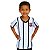 Camiseta Infantil Corinthians Branca Listras Oficial - Imagem 1