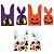 Kit 10 Saquinhos Plástico Para Doces Halloween 14x22cm - Imagem 1