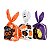 Kit 10 Saquinhos Plástico Para Doces Halloween 14x22cm - Imagem 2
