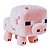 Porco de Pelúcia Minecraft – Macia, Fofa e Divertida 16cm - Imagem 1