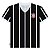 Camiseta Corinthians Infantil Listrada Preta Oficial - Imagem 3