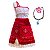 Fantasia Infantil Moana 2 Vestido Com Colar - Imagem 3