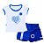 Conjunto Infantil Cruzeiro Feminino Com Camisa e Short Saia - Imagem 2
