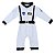 Macacão Astronauta Infantil Traje Espacial Moletom Branco - Imagem 2