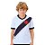 Camisa Infantil Vasco Expresso Branca Oficial - Imagem 1