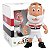 Boneco Mascote São Paulo  Branco Oficial Fut Toy 14cm - Imagem 1