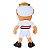 Boneco Mascote São Paulo  Branco Oficial Fut Toy 14cm - Imagem 4