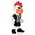 Boneco Mascote Atlético MG Listrado Oficial Fut Toy 14cm - Imagem 3