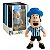 Boneco Mascote Grêmio Mosqueteiro Oficial Fut Toy 14cm - Imagem 1