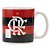 Caneca Porcelana 320ml Flamengo Oficial - Imagem 2
