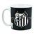 Caneca Porcelana 320ml Santos Oficial - Imagem 1