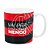 Caneca Porcelana 320ml Flamengo Oficial - Imagem 2
