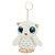 Chaveiro de Pelúcia Corujinha Branca 12cm - Imagem 1
