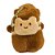 Chaveiro de Pelúcia Capivara Mochila Bege 11cm - Imagem 4
