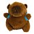 Chaveiro de Pelúcia Capivara Mochila Azul 11cm - Imagem 4