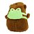 Chaveiro de Pelúcia Capivara Mochila Verde 11cm - Imagem 5