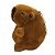 Chaveiro de Pelúcia Capivara Marrom 11cm - Imagem 4