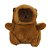 Chaveiro de Pelúcia Capivara Marrom 11cm - Imagem 2