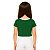 Blusa Palmeiras Cropped Verde Infantil Oficial - Imagem 2