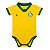 Body Bebê Palmeiras Verde e Amarelo Torcida Baby Oficial - Imagem 2
