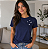 Camisa Cruzeiro Marinho Estrelas Adulto Feminina Oficial - Imagem 1