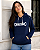 Blusa de Moletom Cruzeiro Azul Com Capuz Feminina Oficial - Imagem 1