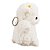 Chaveiro de Pelúcia Ovelhinha Branca 14cm - Imagem 2