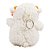 Chaveiro de Pelúcia Ovelhinha Branca 14cm - Imagem 4