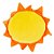 Sol de Pelúcia Amarelo 26cm - Imagem 3