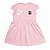 Vestido Ceará Infantil Rosa Torcida Baby - Imagem 2