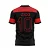 Camisa Flamengo Zico Preto Vermelho Adulto Oficial - Imagem 4