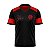 Camisa Flamengo Zico Preto Vermelho Adulto Oficial - Imagem 3