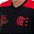 Camisa Flamengo Zico Preto Vermelho Adulto Oficial - Imagem 2
