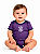 Body Bebê Corinthians Jogo Roxo Oficial - Imagem 1