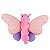 Pelúcia Borboleta Corpo Asas Rosa 30x43cm - Imagem 1