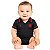 Body Bebê Flamengo Rubro Negro Oficial Torcida Baby - Imagem 1
