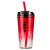 Copo de Vidro com Canudo 750ml Flamengo Oficial - Imagem 2