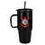 Caneca de Vidro com Canudo 1200ml Corinthians Oficial - Imagem 1