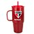 Caneca de Vidro com Canudo 1200ml São Paulo Oficial - Imagem 1