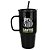 Caneca de Vidro com Canudo 1200ml Santos Oficial - Imagem 1