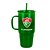 Caneca de Vidro com Canudo 1200ml Fluminense Oficial - Imagem 1