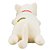 Almofada de Pelúcia Gatinho Branco 60cm - Imagem 3