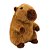 Pelúcia Capivara Sentada Marrom Escuro 22cm - Imagem 1