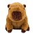 Pelúcia Capivara Sentada Marrom 17cm - Imagem 1