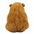 Pelúcia Capivara Sentada Marrom 17cm - Imagem 4