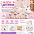 Pelúcia Unicórnio Kit Mãe Com 4 Filhotes 34cm - Imagem 2